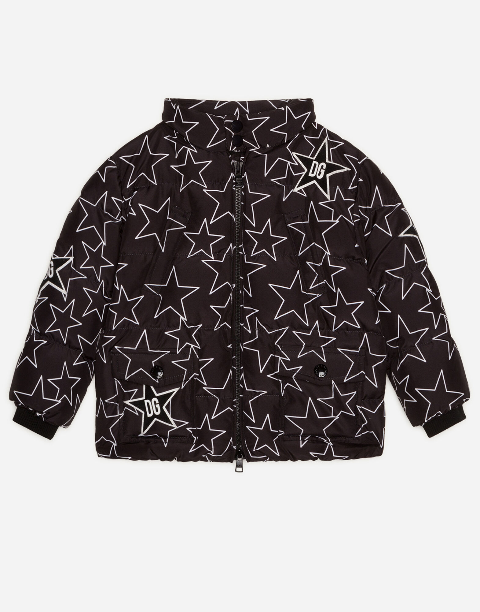 Starry sky printed long sleeve coat store