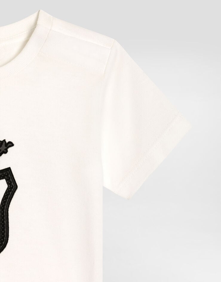 Dolce & Gabbana Jersey t-shirt with print White L1JT7WG7PMJ