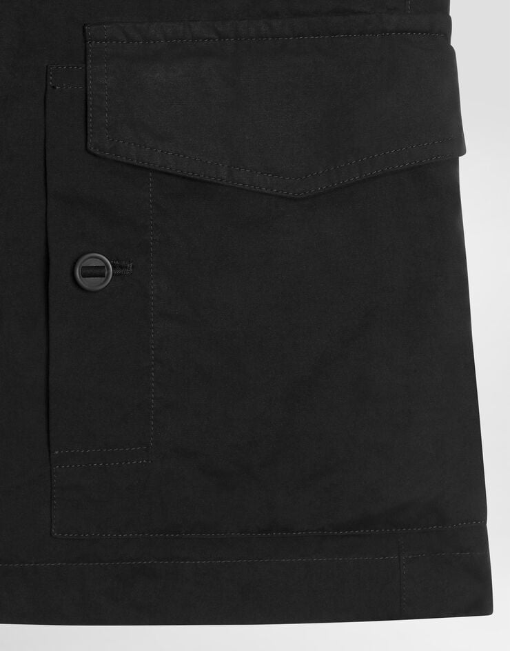 Dolce & Gabbana Bermuda in faille cerata Nero GP1C5THUMS8