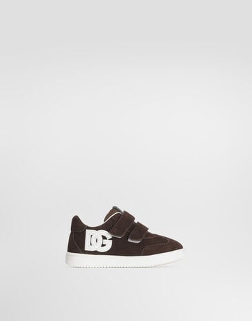 Dolce & Gabbana Zapatillas DG Original en tejido velour  DN0238A3M40