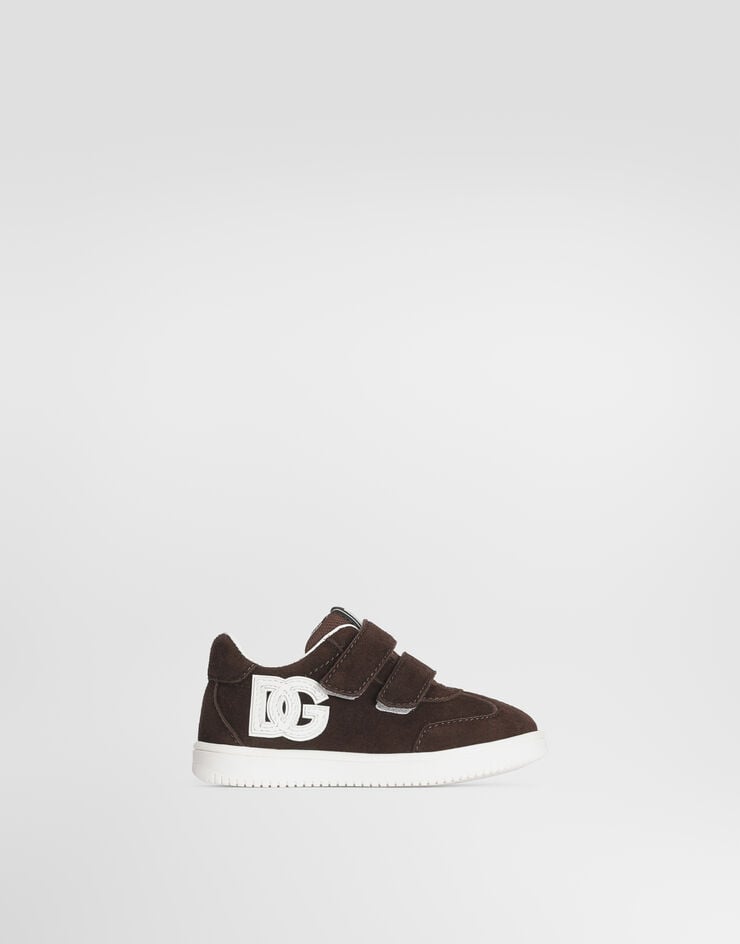 Dolce & Gabbana Zapatillas DG Original en tejido velour  DN0238A3M40