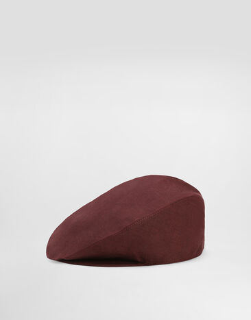 Dolce & Gabbana Linen flat cap Multicolor GQ348EG0WUC