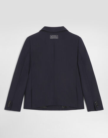 Dolce & Gabbana ウール クレープ シングルブレスト ジャケット  L51J87HU2CB