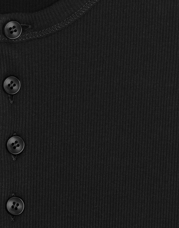 Dolce & Gabbana T-shirt in cotone Nero G8QX6TFU7AV