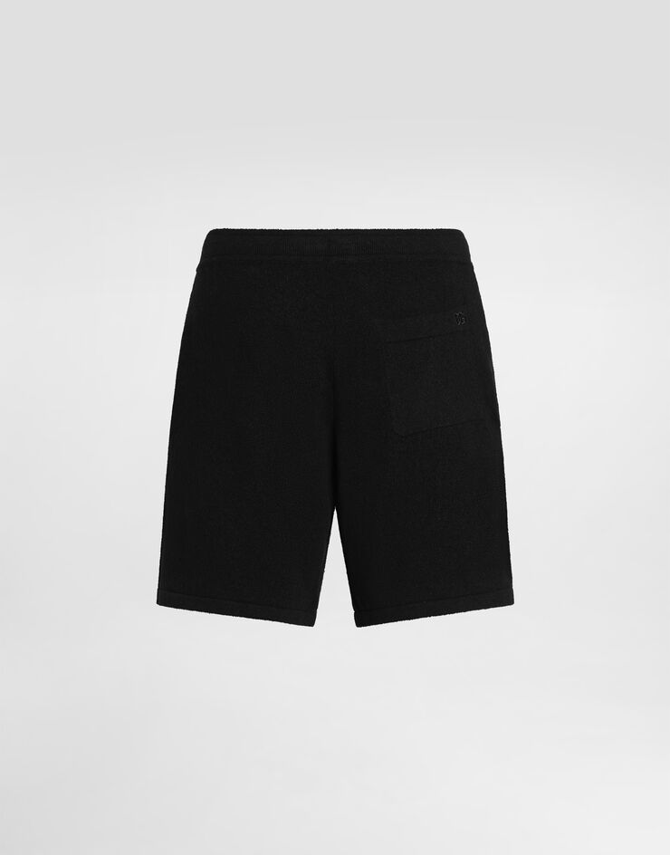 Dolce & Gabbana Smooth knit shorts Black GXU31ZJGMGX