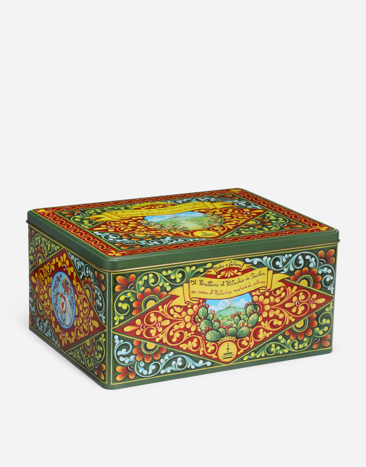 Dolce & Gabbana PANETTONE AL PISTACCHIO DI SICILIA. CON CREMA DI PISTACCHIO MORBIDA DA SPALMARE Green PN0802GRE20