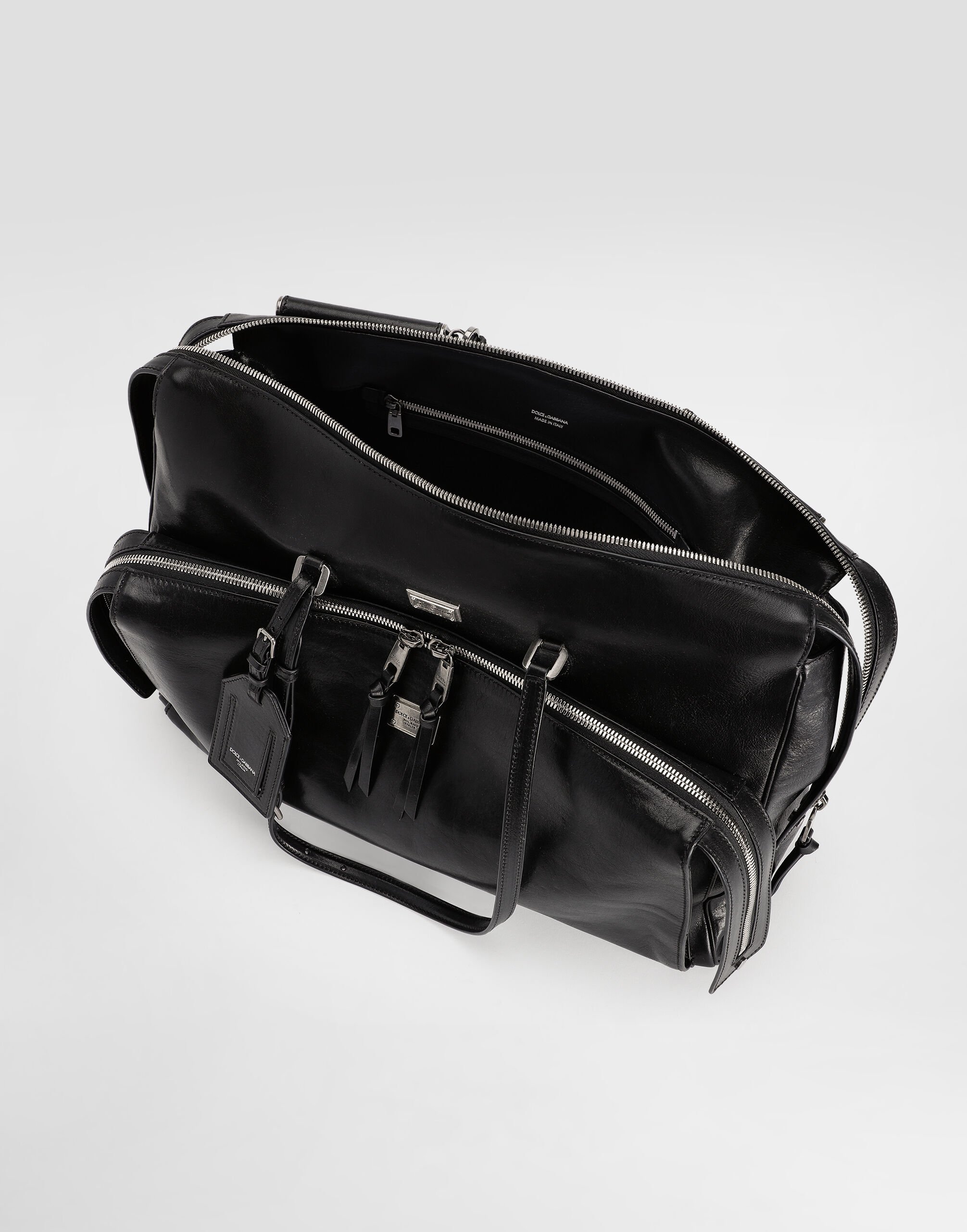Vittoria calfskin bag in Black for Men | Dolce&Gabbana® US