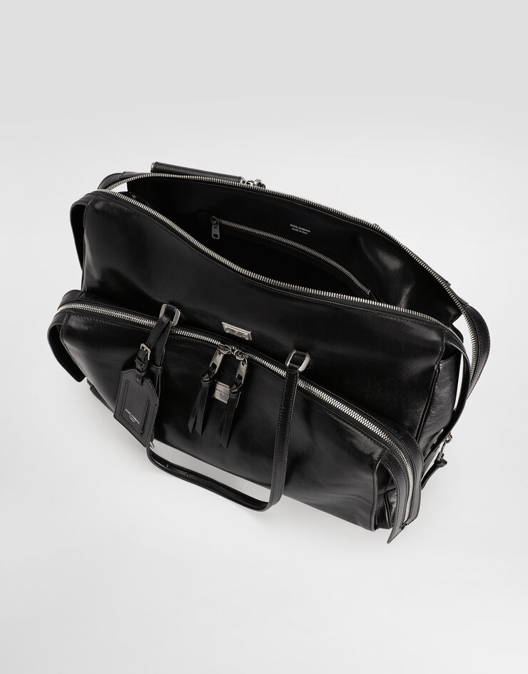 Dolce & Gabbana Vittoria calfskin bag Black BM2581AH850