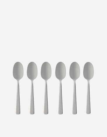 Dolce & Gabbana Set 6 INOX Coffee Spoons Gold TCPS01TCA51