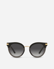 Dolce & Gabbana Half print sunglasses Black WWJC2SXCMDT