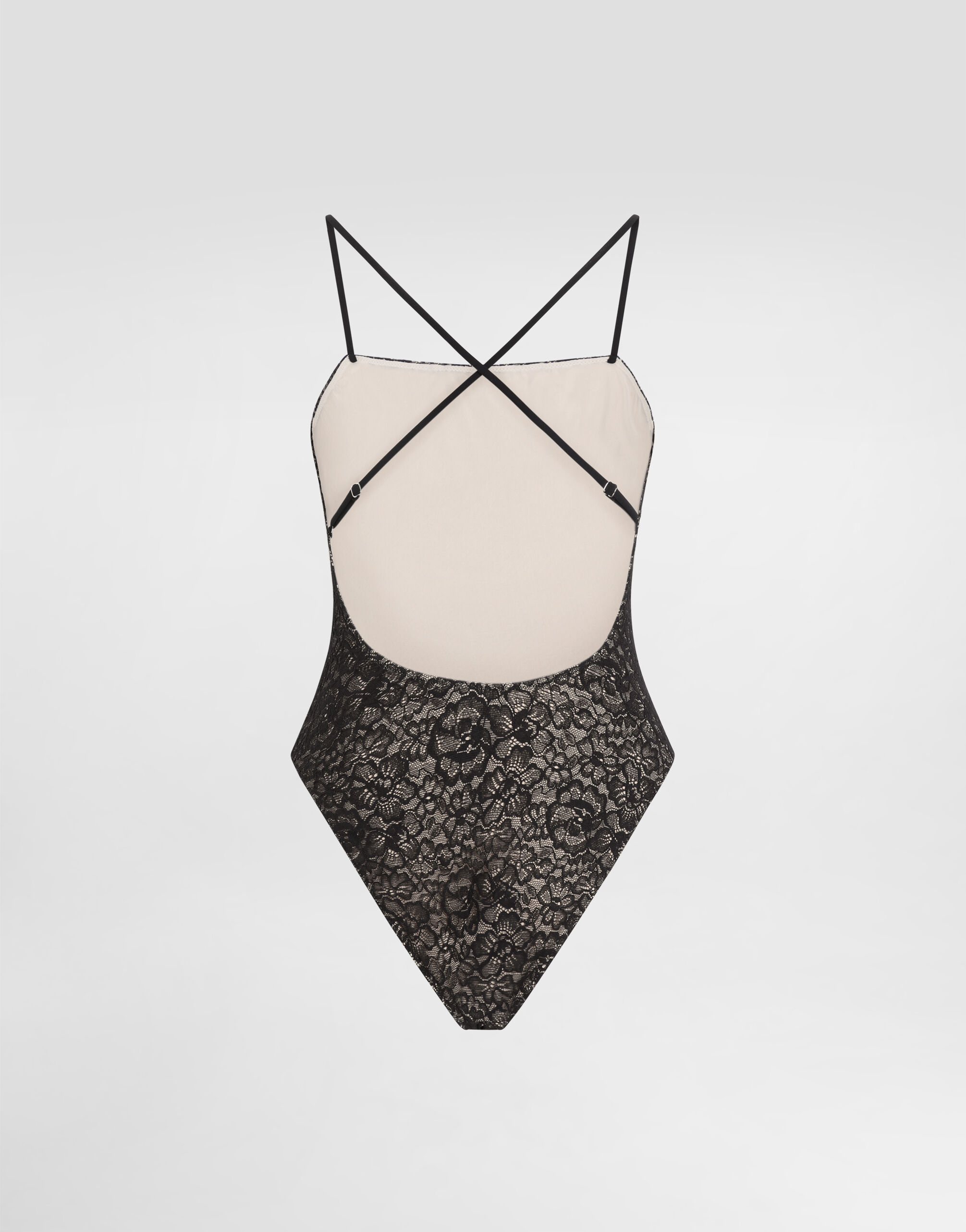 【送料&関税込】Dolce & Gabbana Lace One-piece Swimsuit One-piece lace swimsuit in Black for Women | Dolce&Gabbana® US