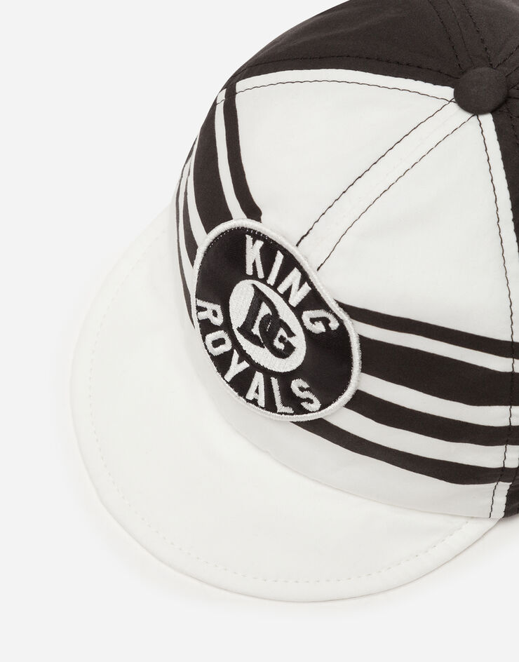 Dolce & Gabbana Baseball cap in poplin with dna patch Dolce & Gabbana Baseball cap in poplin with dna patch PANNA LN4H71G7VFO