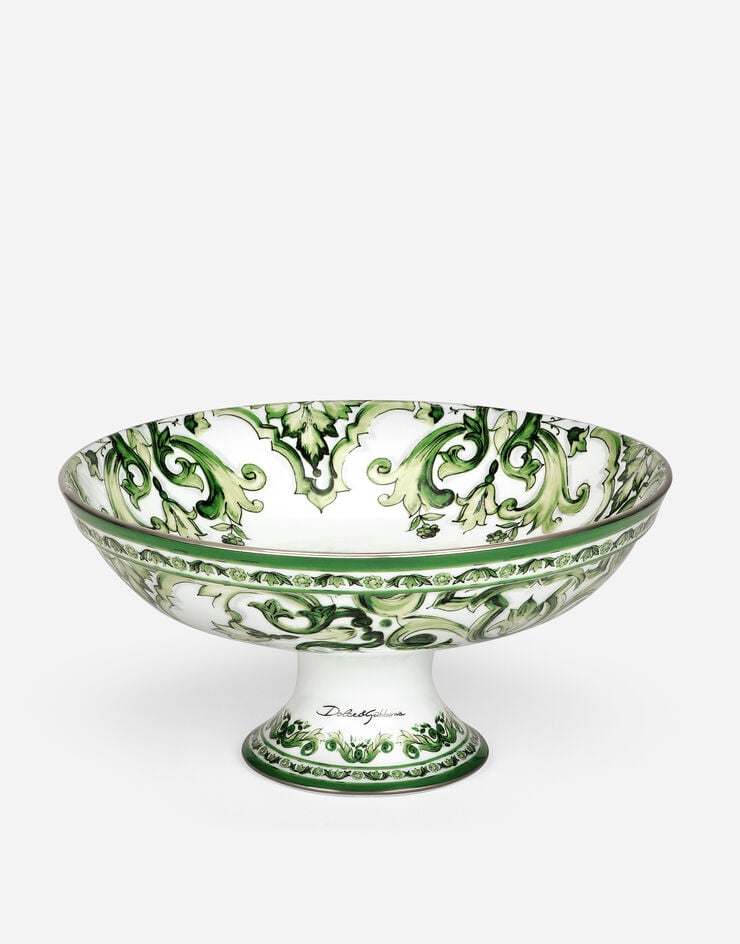 Dolce & Gabbana Porcelain Fruit Bowl Dolce & Gabbana Porcelain Fruit Bowl Multicolor TCC193TCAMT