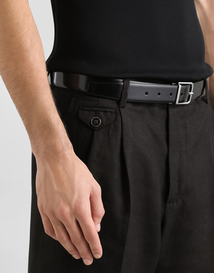 Dolce & Gabbana Linen shorts Black GW0MATGK320