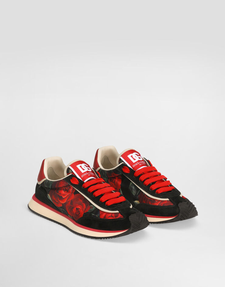 Dolce & Gabbana Sneaker DG Cushion in mix materiali Stampa CK2288A6N66