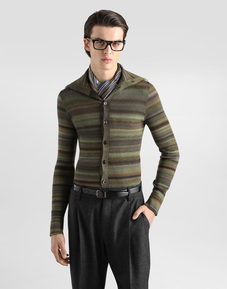 Dolce & Gabbana Ribbed wool cardigan  GXVBCTJDVL2