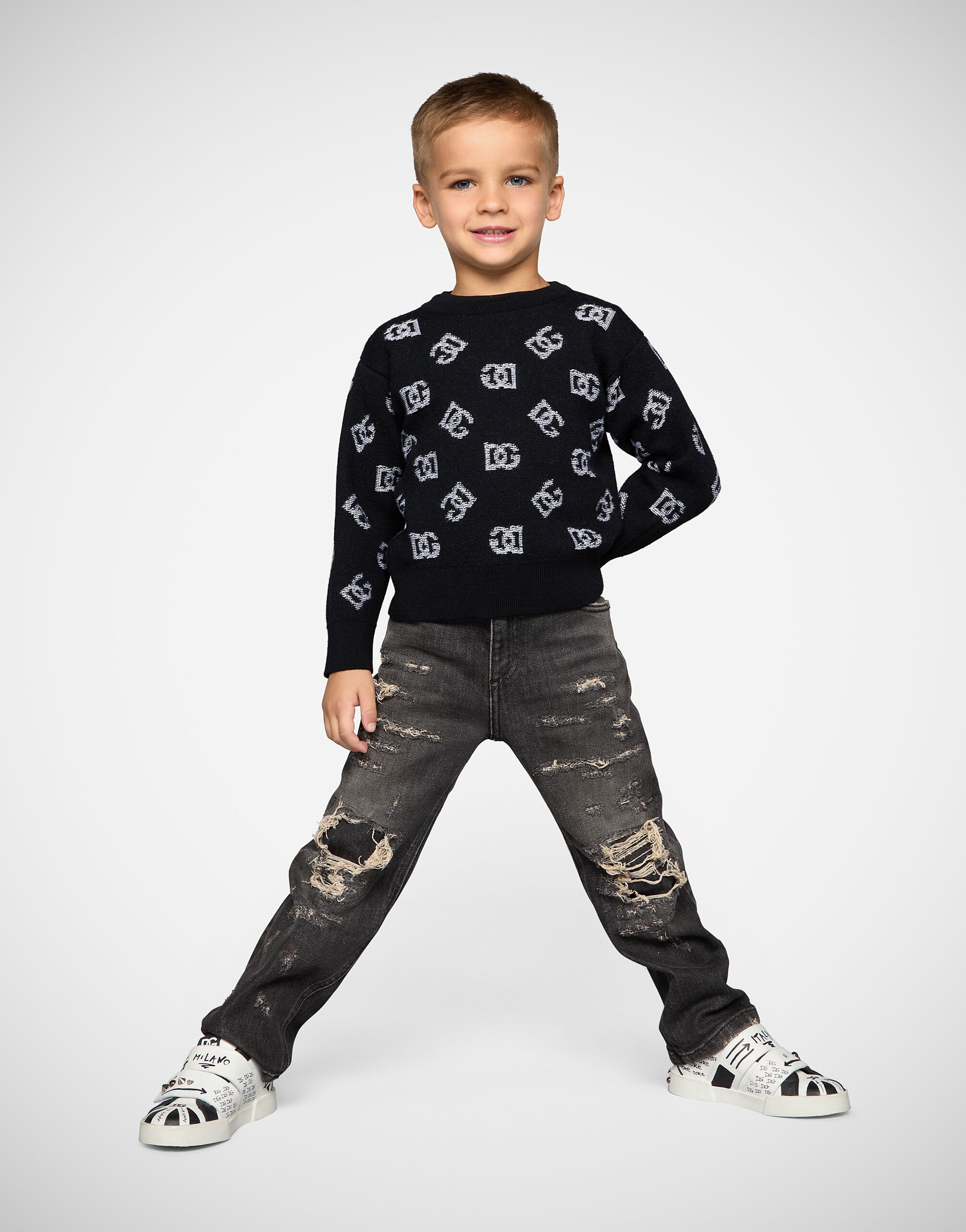 Graffiti-print Portofino Light sneakers in Multicolor for Men