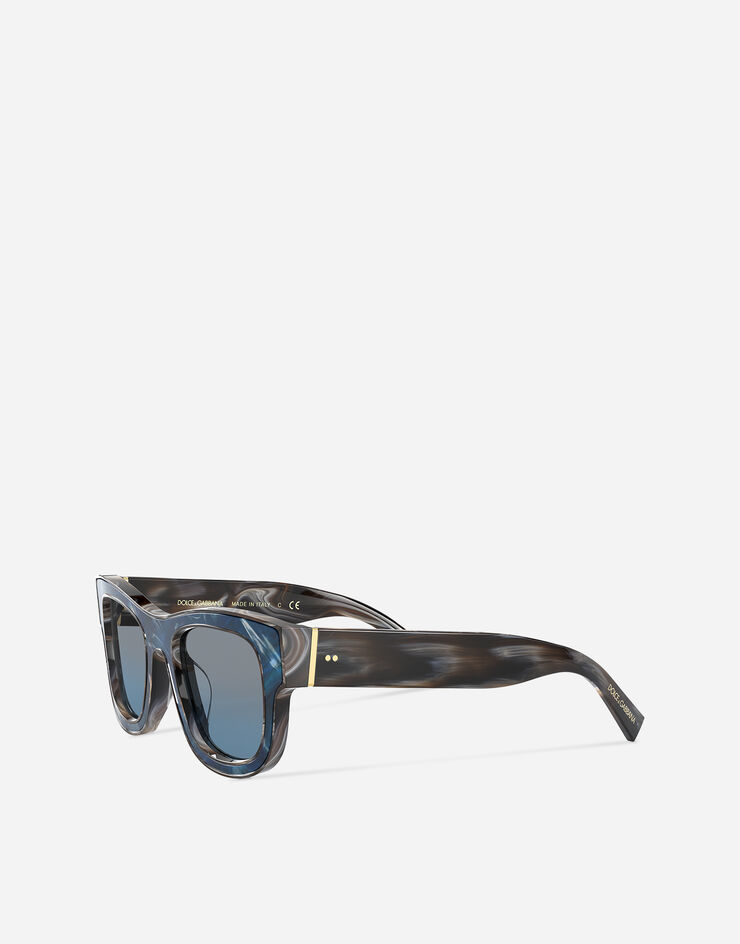 Dolce & Gabbana Domenico deep sunglasses BRAUN UND BLAU VG4379VP3V1