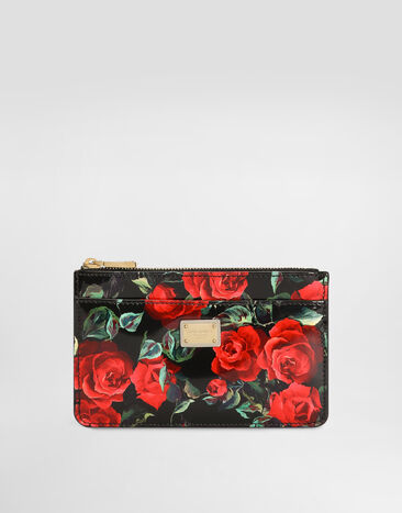 Dolce & Gabbana Polished calfskin card holder Multicolor BI1211A9M75