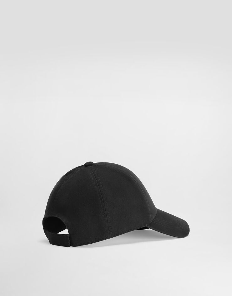 Dolce & Gabbana Gorra de béisbol en gabardina de algodón Negro GH764ZFU604