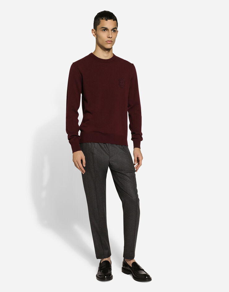 Dolce & Gabbana Wool jogging pants Grey GYACETGI550