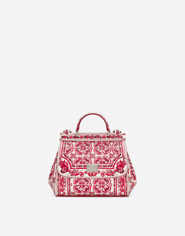 Dolce&Gabbana Henkeltasche Sicily mini Mehrfarbig EB0003AC393