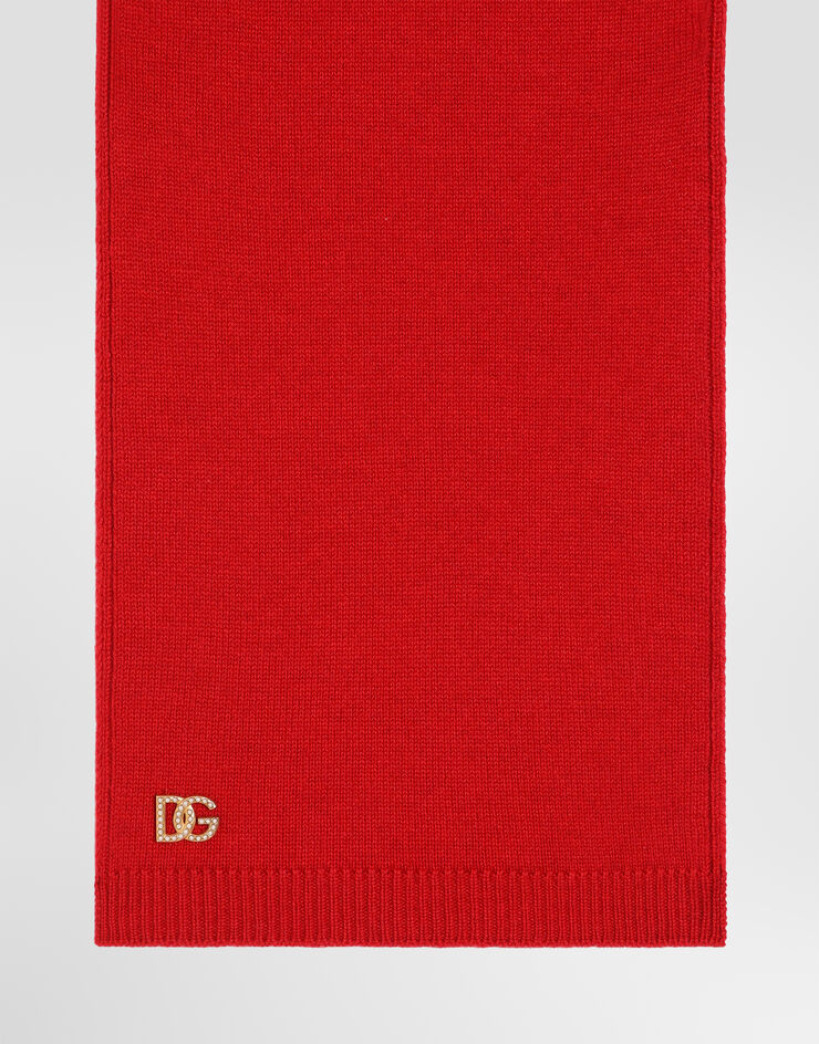 Dolce & Gabbana Virgin wool scarf Red FXR31TJDVNK