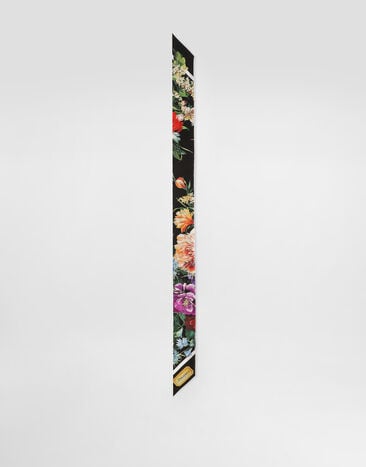 Dolce & Gabbana توب شريطي من تويل حريري متعدد الألوان FS215AGDC7B
