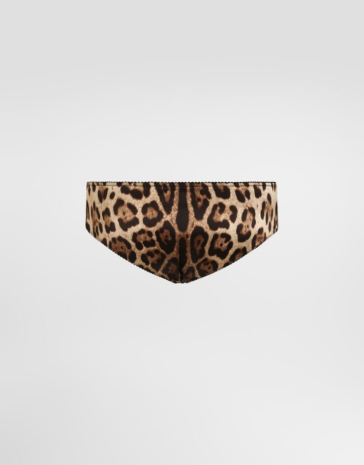 Dolce & Gabbana Leopard-print satin panties Dolce & Gabbana Leopard-print satin panties Print O2B23TONO21