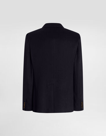 Dolce & Gabbana Double-breasted portofino cashmere jacket Blue G2NZ2TGK248