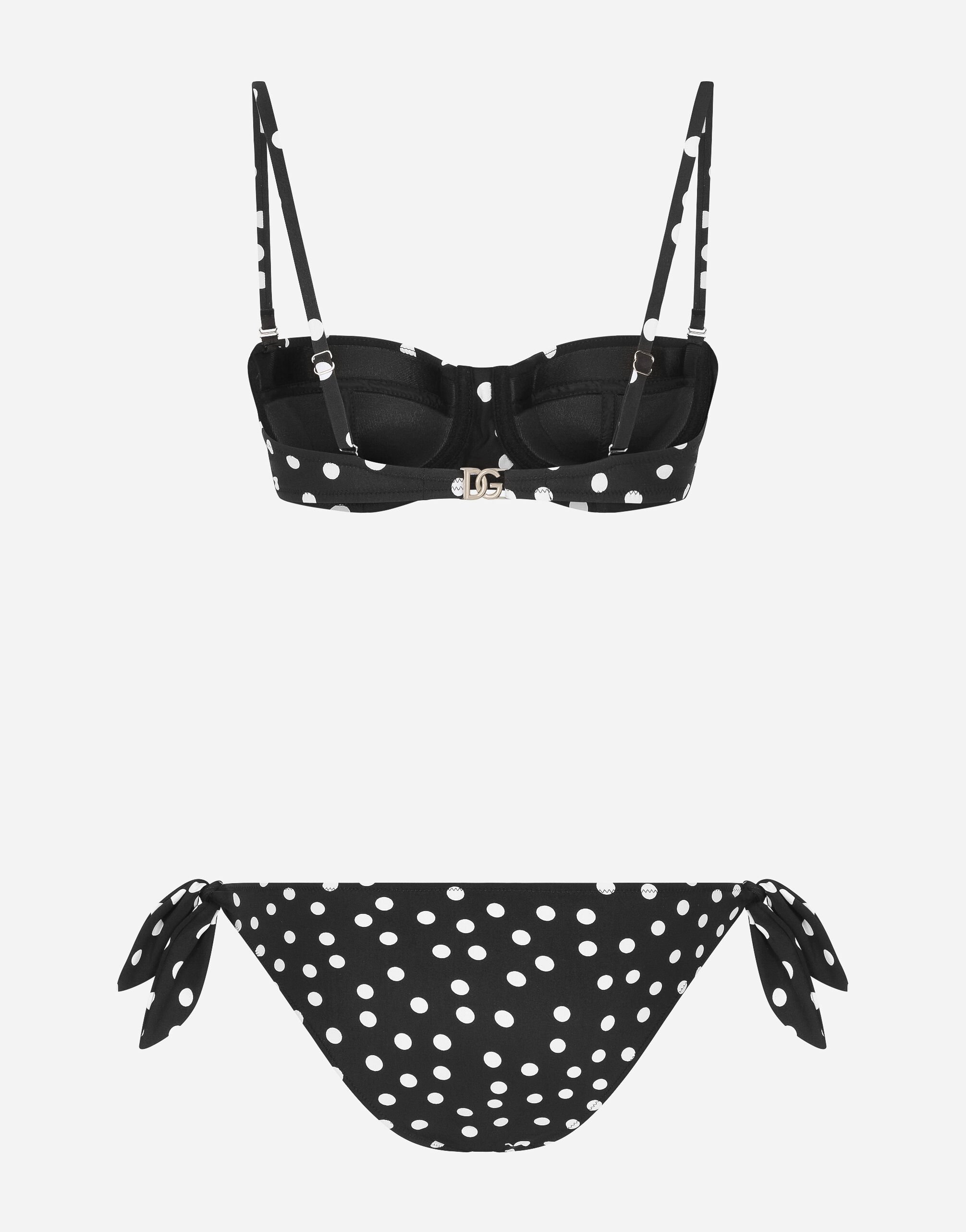 ビキニ DOLCE  GABBANA Women Swimsuit O1A00JONO12N0000 Black Triangle bikini top in Black for Women | Dolce&Gabbana®