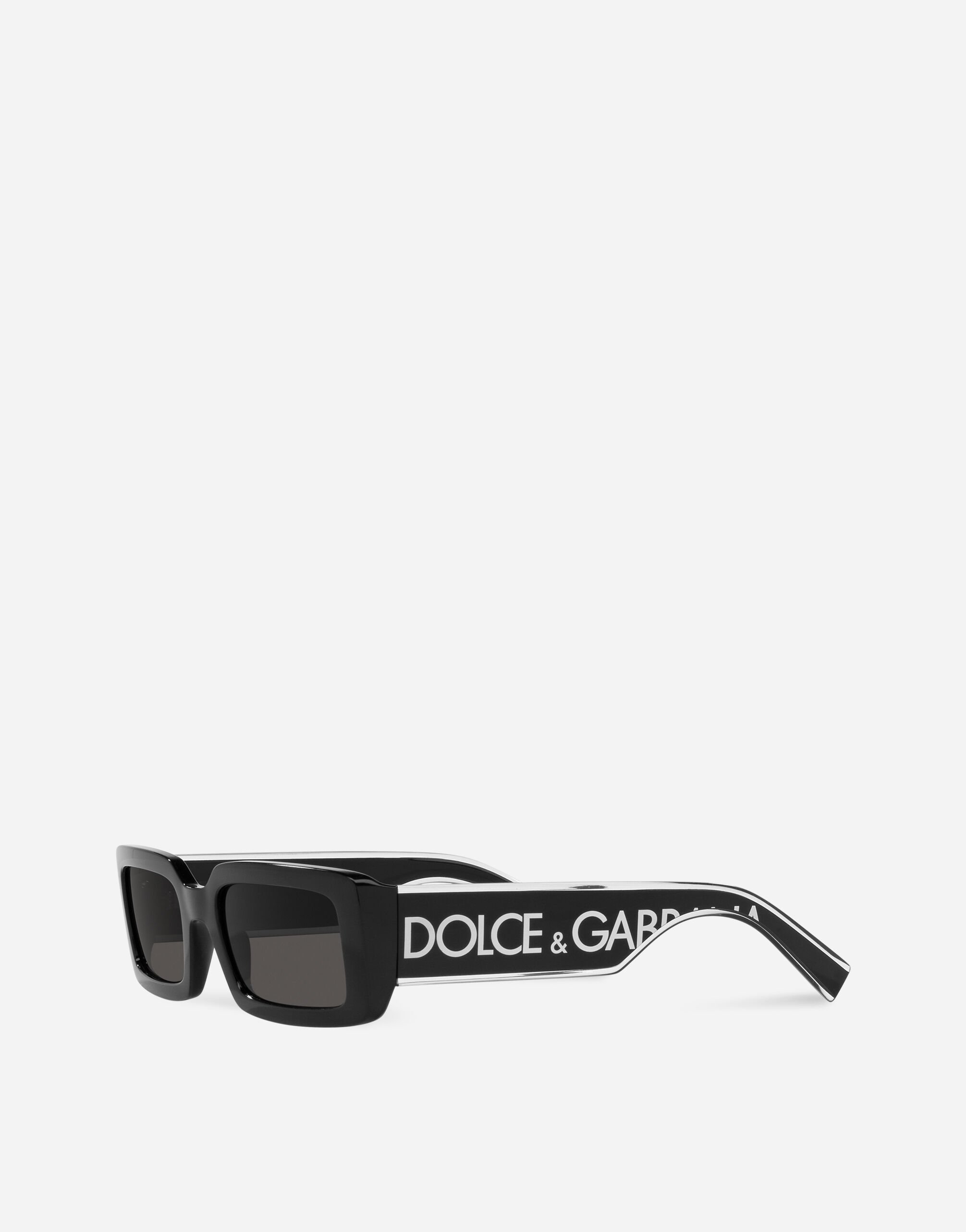 DG Elastic Sunglasses in Black for Women | Dolce&Gabbana®