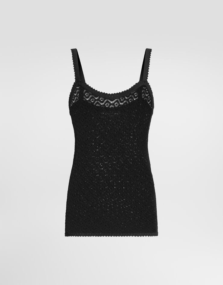 Dolce & Gabbana Top en encaje Negro FXTASTJAISA