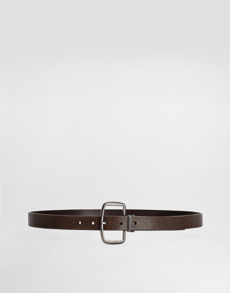 Dolce & Gabbana Cinturón en piel de becerro  Brown BC4949AH850