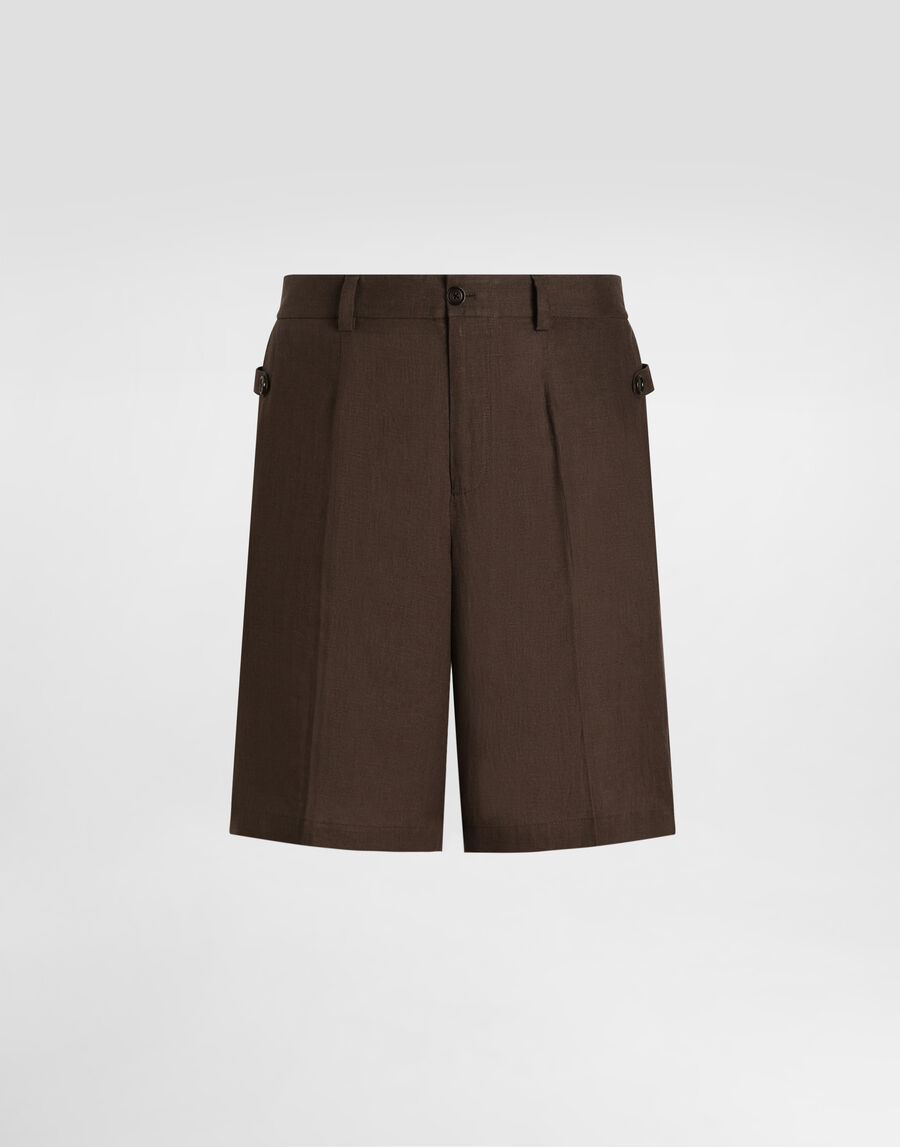 Linen jogging trousers