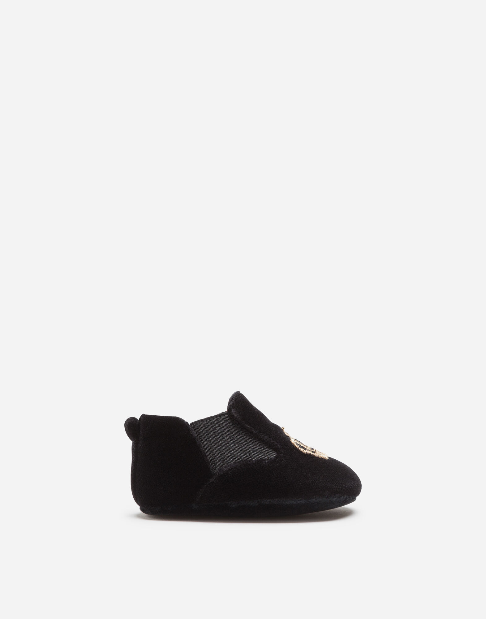 Dolce and gabbana velvet slippers online