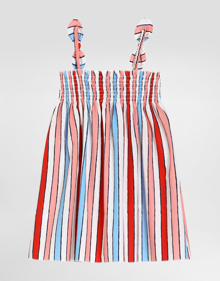 Dolce & Gabbana Striped poplin dress Multicolor L54DE0HS5UN