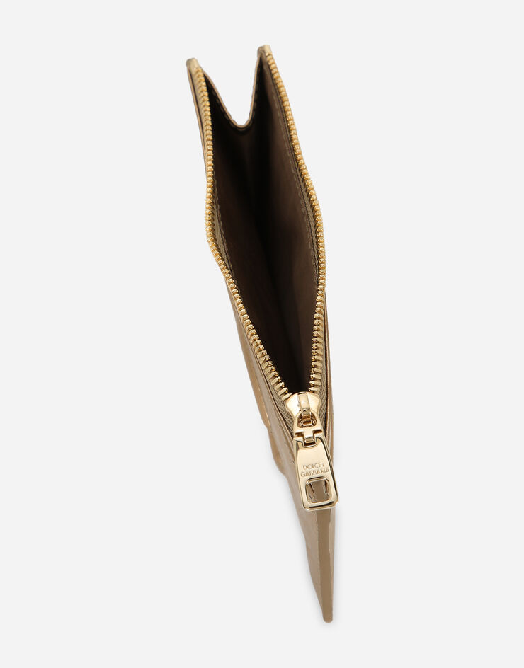 Dolce&Gabbana Kartenetui DG Logo mittelgroß Gold BI1261AO855