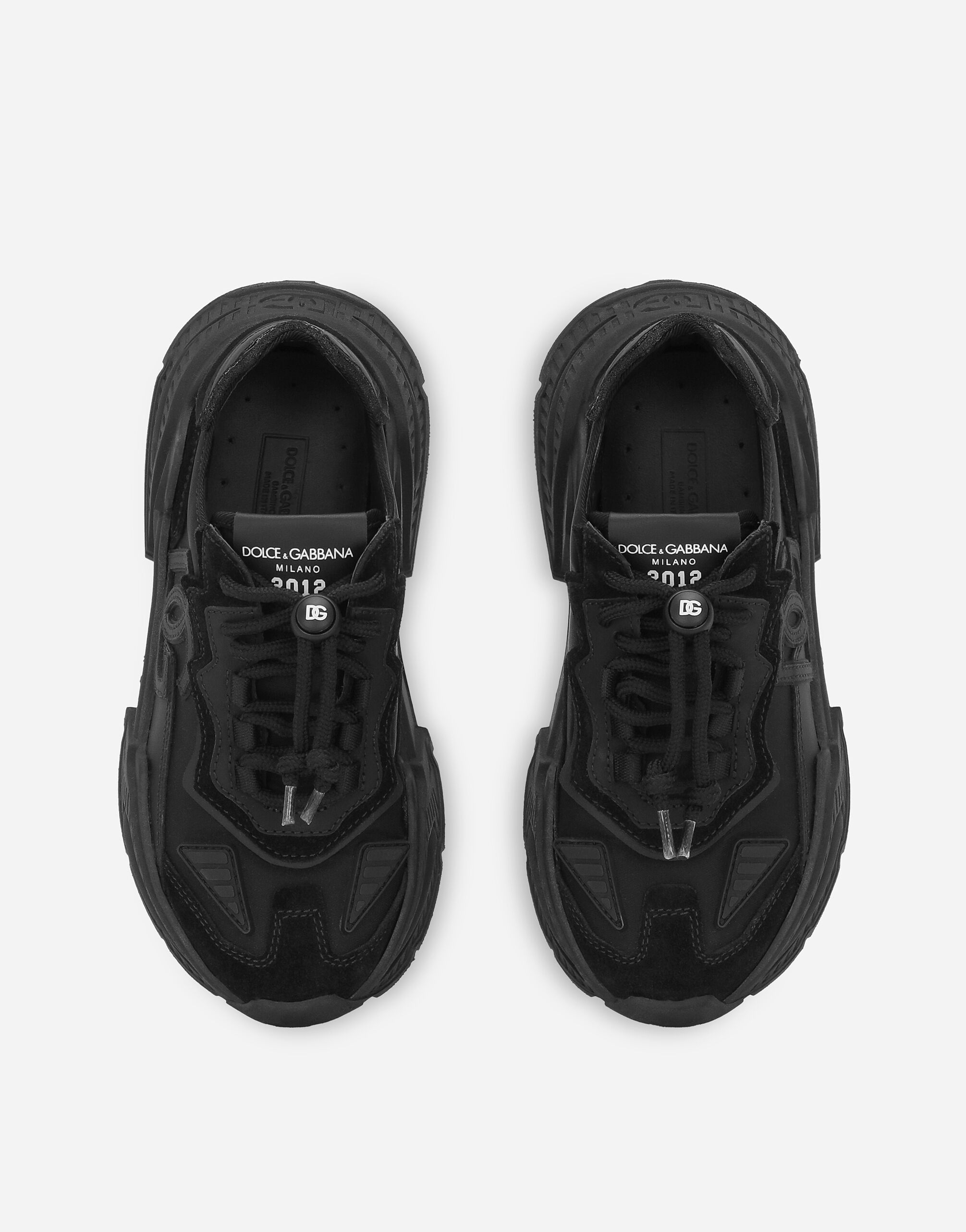 Nylon Daymaster sneakers with DG logo in Black for Men