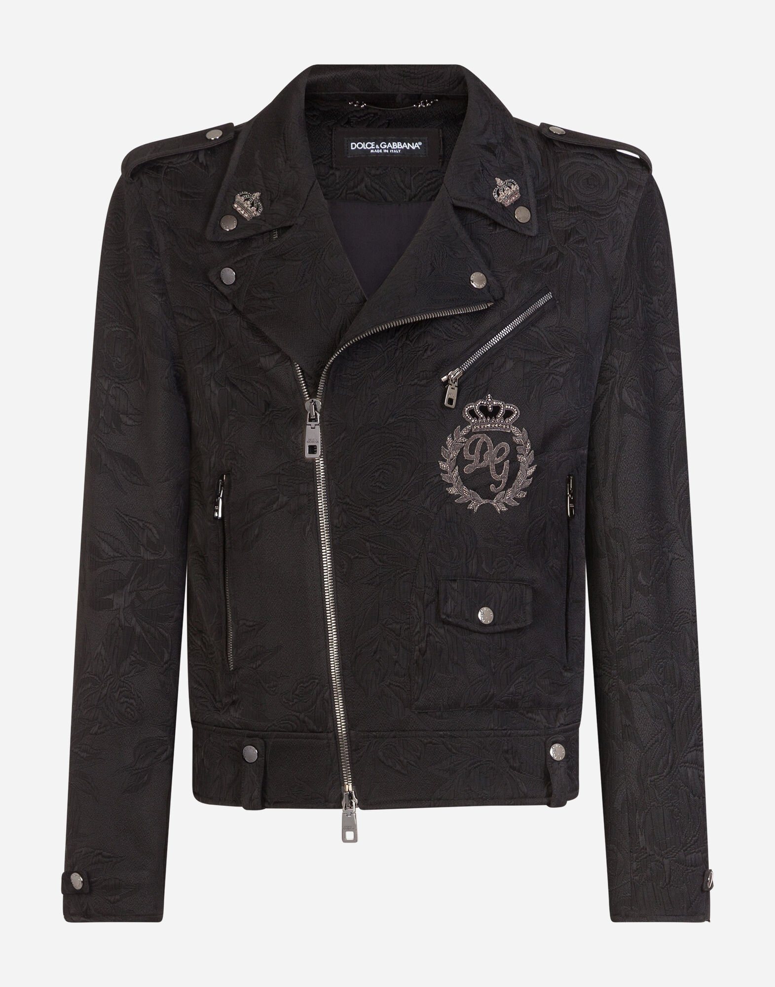 Jacket with patch