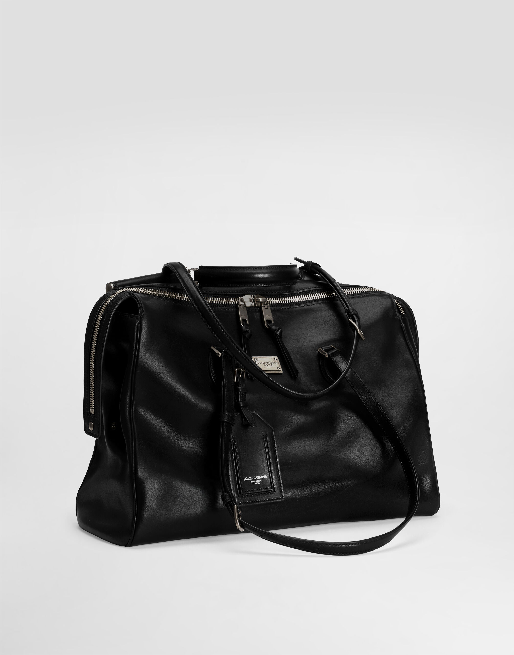 Blackのメンズ ヴィットリア カーフスキン バッグ | Dolce&Gabbana®