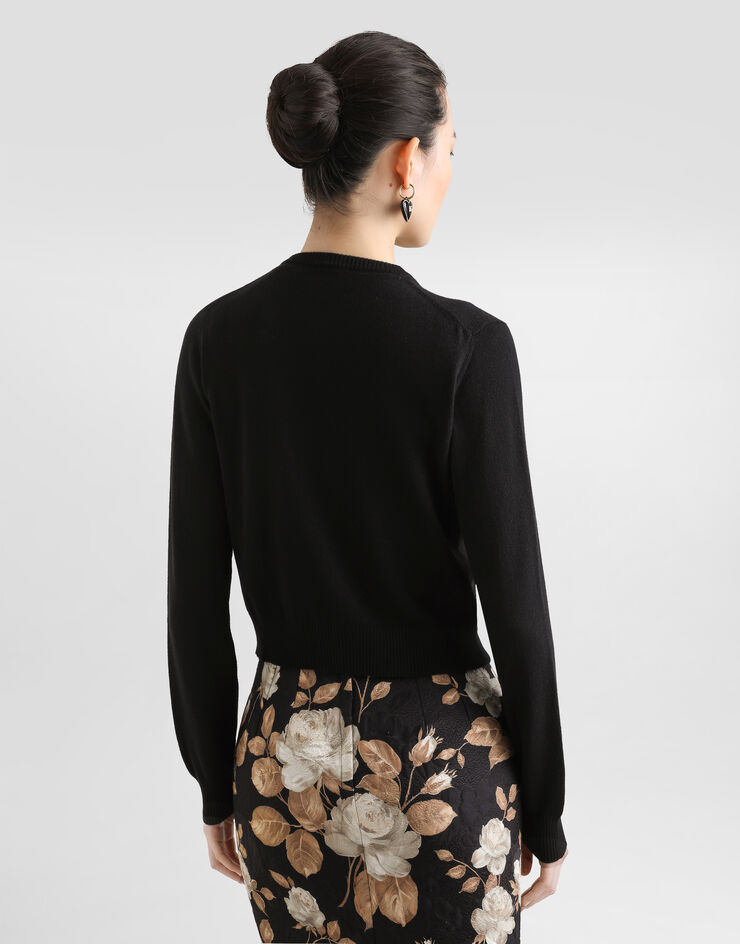 Dolce & Gabbana Cashmere cardigan Black FXVA3ZJDVC2