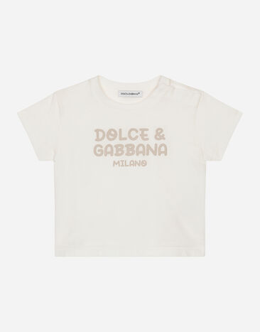 Dolce & Gabbana Camiseta de punto con logotipo Dolce&Gabbana Imprima L1JTEYII7EA