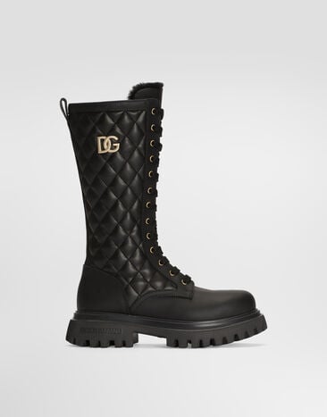 Dolce & Gabbana Nappa calfskin boots Black D11430A0773