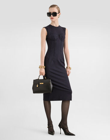 Dolce & Gabbana Pinstripe wool sheath dress Multicolor F6BDJTFRBDR