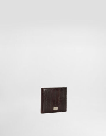 Dolce & Gabbana Eel leather wallet Brown BP1321A8A53