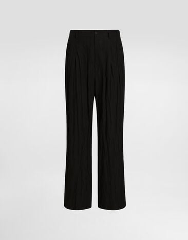 Dolce & Gabbana Cotton trousers Dolce & Gabbana Cotton trousers Black GP16OTHUMWE