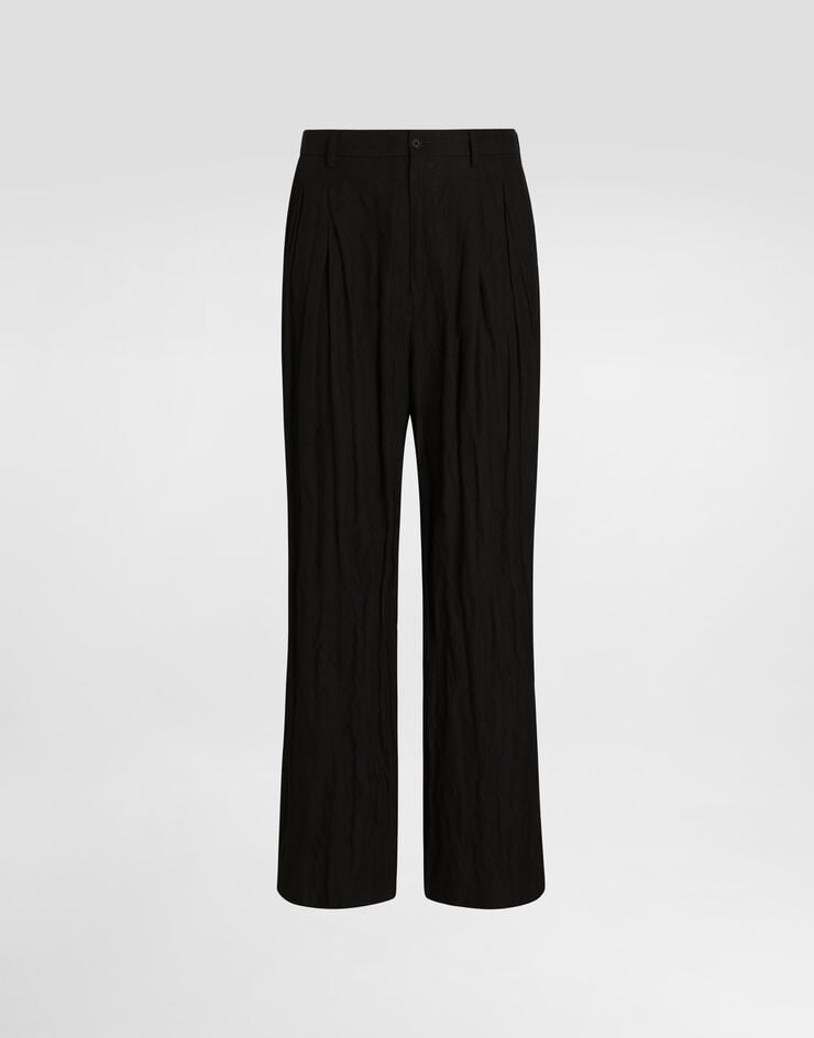 Dolce & Gabbana Cotton trousers Dolce & Gabbana Cotton trousers Black GP16OTHUMWE