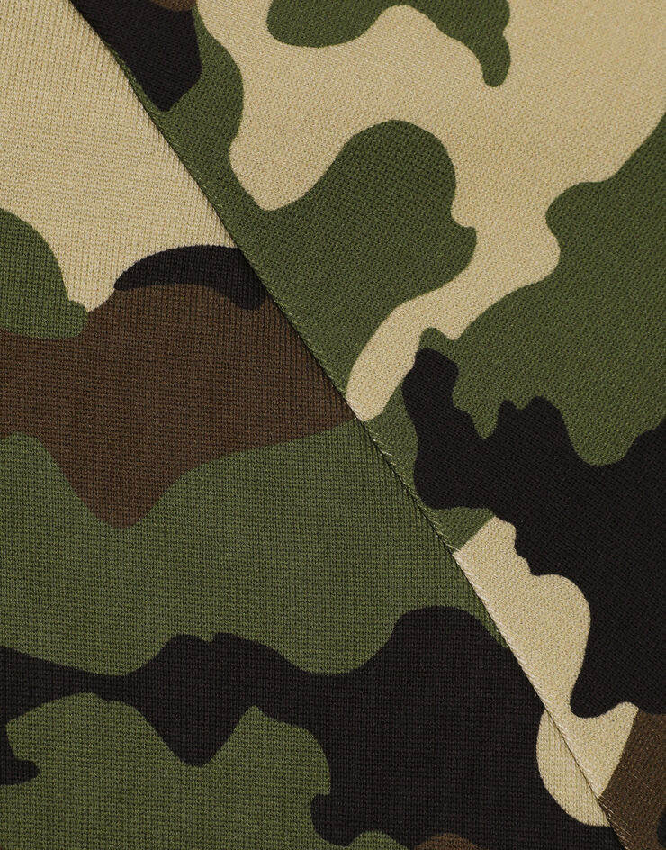 Dolce & Gabbana Camouflage-print jersey sweatshirt Multicolor F9N07ZFS75D