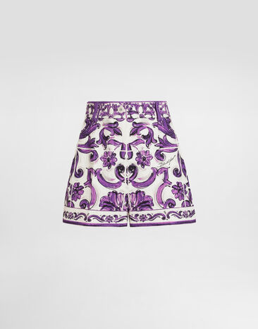 Dolce & Gabbana Majolic-print shorts Multicolor FTBVHTFP9AM
